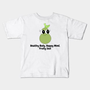 Healthy Body, Healthy Mind, Fruity Soul Kids T-Shirt